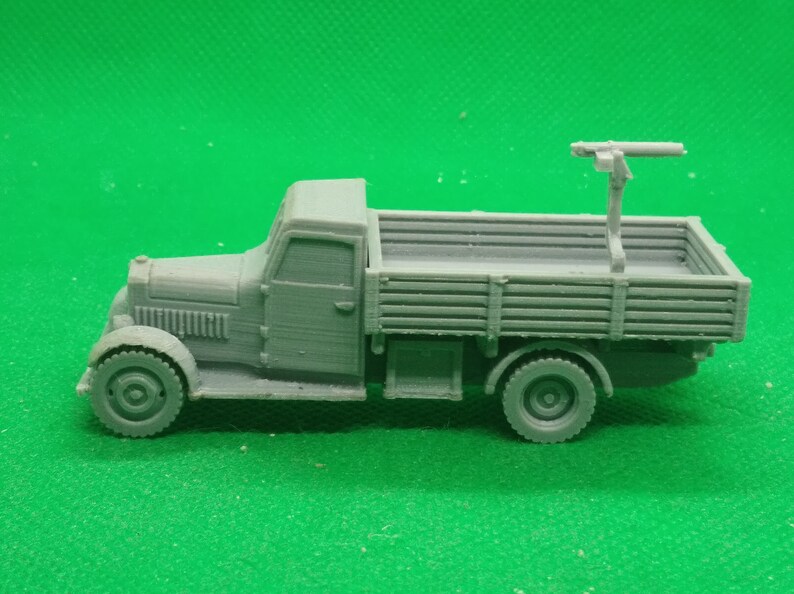 1/72 scale Polish Fiat 621 truck, World War Two, WW 2, Polish Campaign, Poland, Romania, 3D print, wargaming image 4