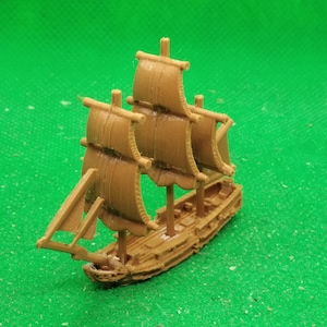 4 X 1/700 scale HM Armed Vessel Bounty, unrated, suitable for Black Seas, XVIII,  3D printed, wargaming, modelling