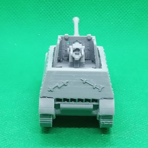 1/72 scale German Sd.Kfz 132 Marder II tank destroyer, World War Two, Eastern Front, Northern Africa, 3D printed, wargaming image 5
