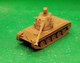 1/72 scale Austrian SK-105 Kürassier light tank/tank destroyer, Cold War, 3D printed, wargaming, modelling