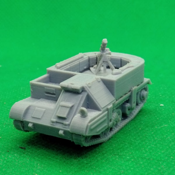 1/72 scale Commonwealth 3" mortar carrier, World War Two, WW 2, Chinese Civil War, 3D printed, wargaming, modelling