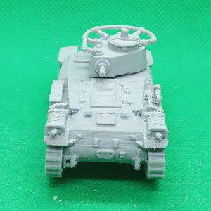 1/72 scale Japanese Type 97 Chi-Ha medium tank with antenna, World War Two, WW 2, Sino-Japanese War, 3D printed, wargaming, modelling image 5