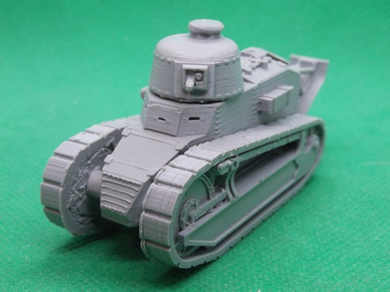 1/56 Scale French Renault FT Modifié 31 Light Tank, World War Two