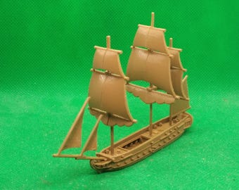 Fragata HMS Diane de 32 canhões em escala 1/700, 5ª categoria, adequada para Black Seas, XVIII, Master & Commander, impressa em 3D, jogos de guerra, modelagem