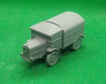 Miniatura em escala 1/72 do trator de artilharia francês Latil TAR H2, da Segunda Guerra Mundial, Batalha da França, impressa em 3D, para jogos de guerra e modelismo.