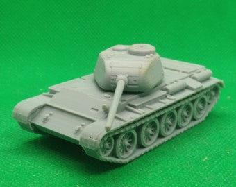 1/72スケールのロシアT-44中戦車、第二次世界大戦、戦後、ワルシャワ条約機構、3Dプリント、ウォーゲーム、モデリング