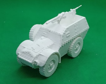 1/56 scale Italian Autocarro Protetto S37 armored car, World War Two, Anti-Partisan, 3D printed, wargaming, modelling, Bolt Action