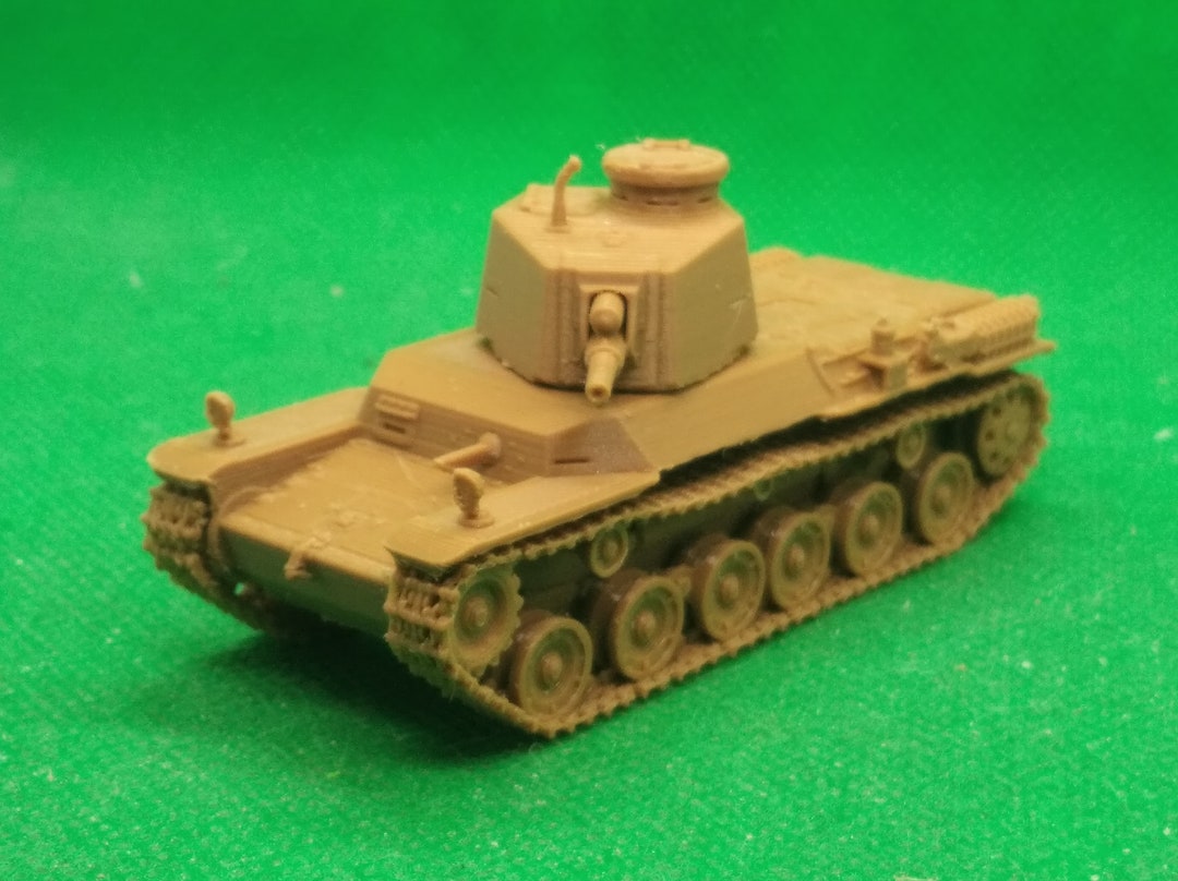 1/72 Scale Japanese Type 2 Hoi Infantry Support Tank, World War Two