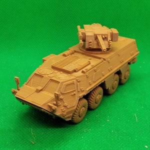 Véhicule de combat d&#39;infanterie à roues ukrainien BTR-4 Bucephalus à l&#39;échelle 1/72, imprimé en 3D, jeux de guerre