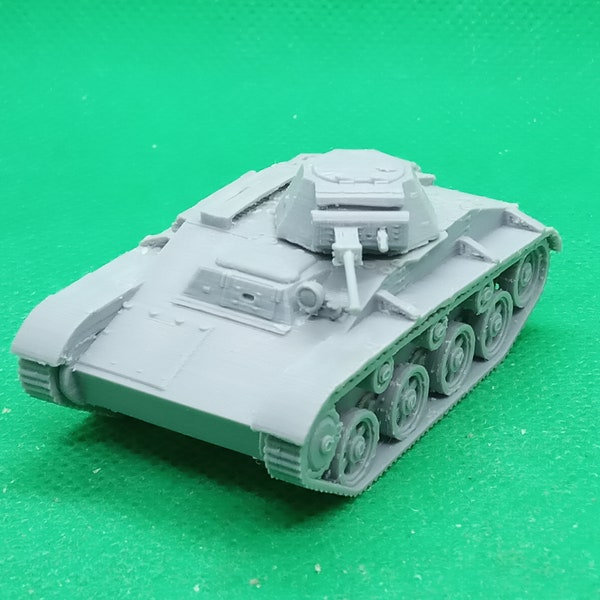 1/72 scale Soviet T-60 light tank, World War Two, WW2, Russian Campaign, 3D printed, wargaming, modelling