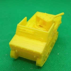 1/56 scale Belgian T13B2 tank destroyer, World War Two, WW2, Belgian Campaign, 3D printed, wargaming, modelling, Bolt Action