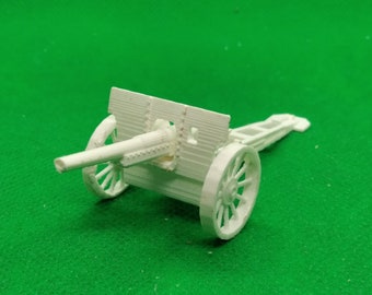 1/72 escala 2 X canhão francês de 105 mm Mle 1913 Schneider (rodas raiadas), Primeira Guerra Mundial, impressão 3D, jogos de guerra, modelagem