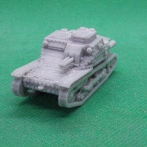 1/56 scale Hungarian CV35M command tankette, World War Two, WW2, Eastern Front, 3D printed, wargaming, modelling, Bolt Action