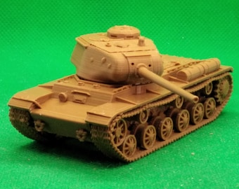 1/72スケール ロシア KV-85 重戦車（1943年）、第二次世界大戦、東部戦線、3Dプリント、ウォーゲーム、モデリング