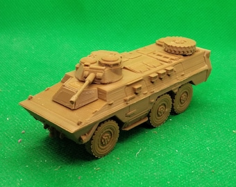 Schaal 1:72 Zuid-Afrikaans Ratel 20 infanteriegevechtsvoertuig, Border War, 3D-geprint, wargaming, modellering