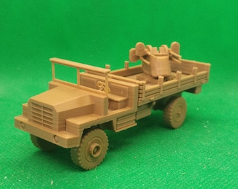 1/72スケール ポルトガル ベルリエト・トラマガル GBC 8KT 4x4 自走対空砲、冷戦、アフリカブッシュ戦争、3Dプリント、ウォーゲーム、モデル