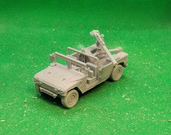 1/72スケール メキシコ陸軍高機動多目的装輪車両（HMMWV）106mm M40無反動砲搭載型、3Dプリント、ウォーゲーム、模型