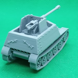 1/72 scale German Sd.Kfz 132 Marder II tank destroyer, World War Two, Eastern Front, Northern Africa, 3D printed, wargaming image 2