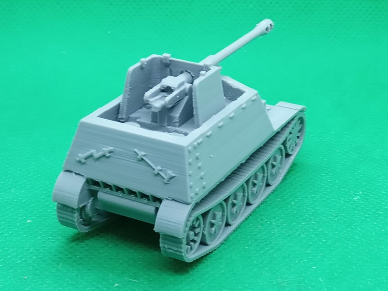1/72 scale German Sd.Kfz 132 Marder II tank destroyer, World War Two, Eastern Front, Northern Africa, 3D printed, wargaming image 2