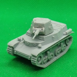 1/72 scale Dutch Marmon-Herrington CTMS-1TB1 light tank, KNIL, Free Dutch, Mexico, Cuba, World War Two, WW2, 3D printed, wargame, modelling