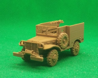 1/72 scale Portuguese converted 3⁄4-ton truck Dodge WC-52 armored personnel carrier, Portuguese Colonial Wars, 3D printed, wargaming