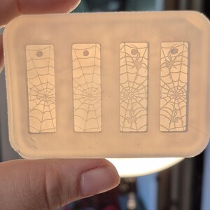 1.25 inch, fall earring mold, spider earring mold, spider web earring mold, Earring mold, silicone earring mold, fall mold, spider mold
