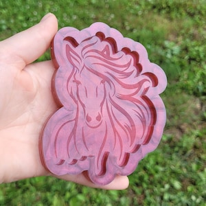 Horse mold, resin mold, crafting mold, equestrian mold, pony mold, decor mold, silicone mold, silicone, mold, resin supply, equine mold