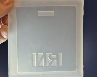 3.4 inch, RN mold, registered nurse mold, rn badge buddy mold, healthcare mold, nursing mold, badge buddy mold, resin mold, silicone mold