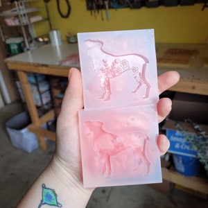 Boxer Dog Silicone Resin Mold - Keychain Mold, Family Shape, DIY Craft Mold