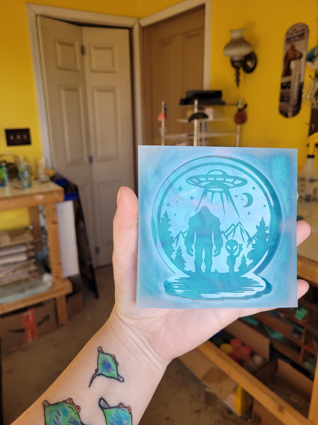 Alien Mold, Ufo Mold, Sasquatch Mold, Extraterrestrial Mold, Spaceship ...
