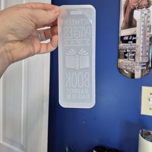 6 inch, Bookmark mold, Between the pages of a book is a lovely place to be, reading mold, silicone mold, resin mold, book mold, mold