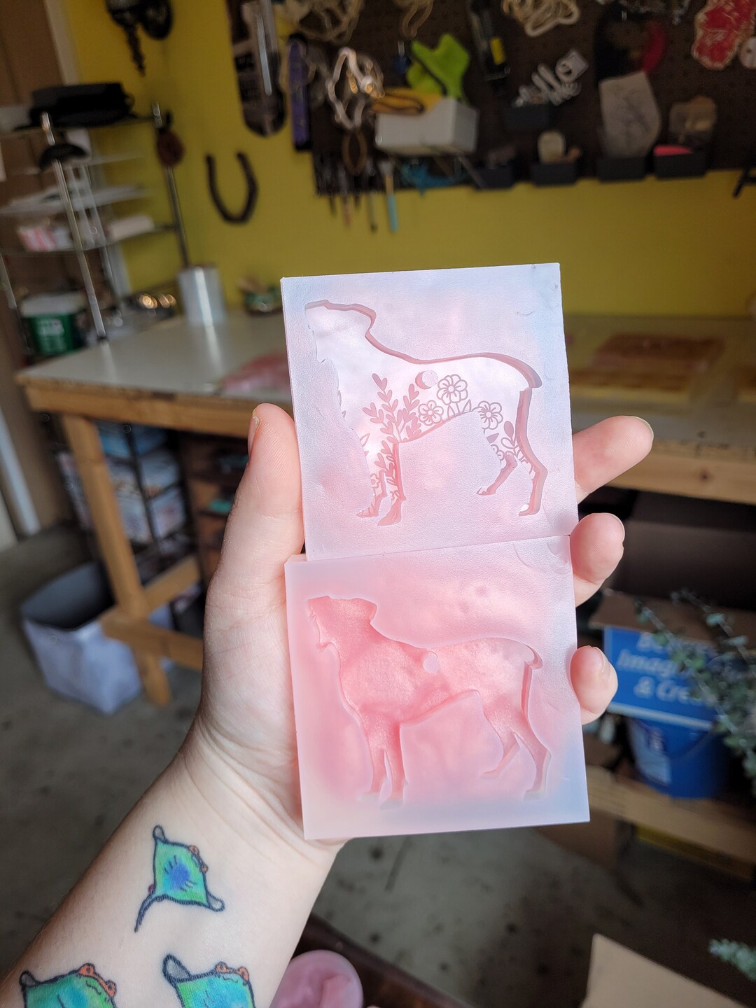 Boxer Dog Silicone Resin Mold - Keychain Mold, Family Shape, DIY Craft Mold