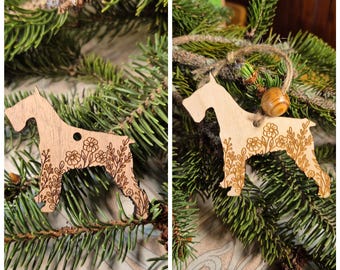 3.5inch, Schnauzer ornament, Dog ornament, custom dog ornament, Christmas ornament, holiday tree ornament, Holiday ornament, pet ornament