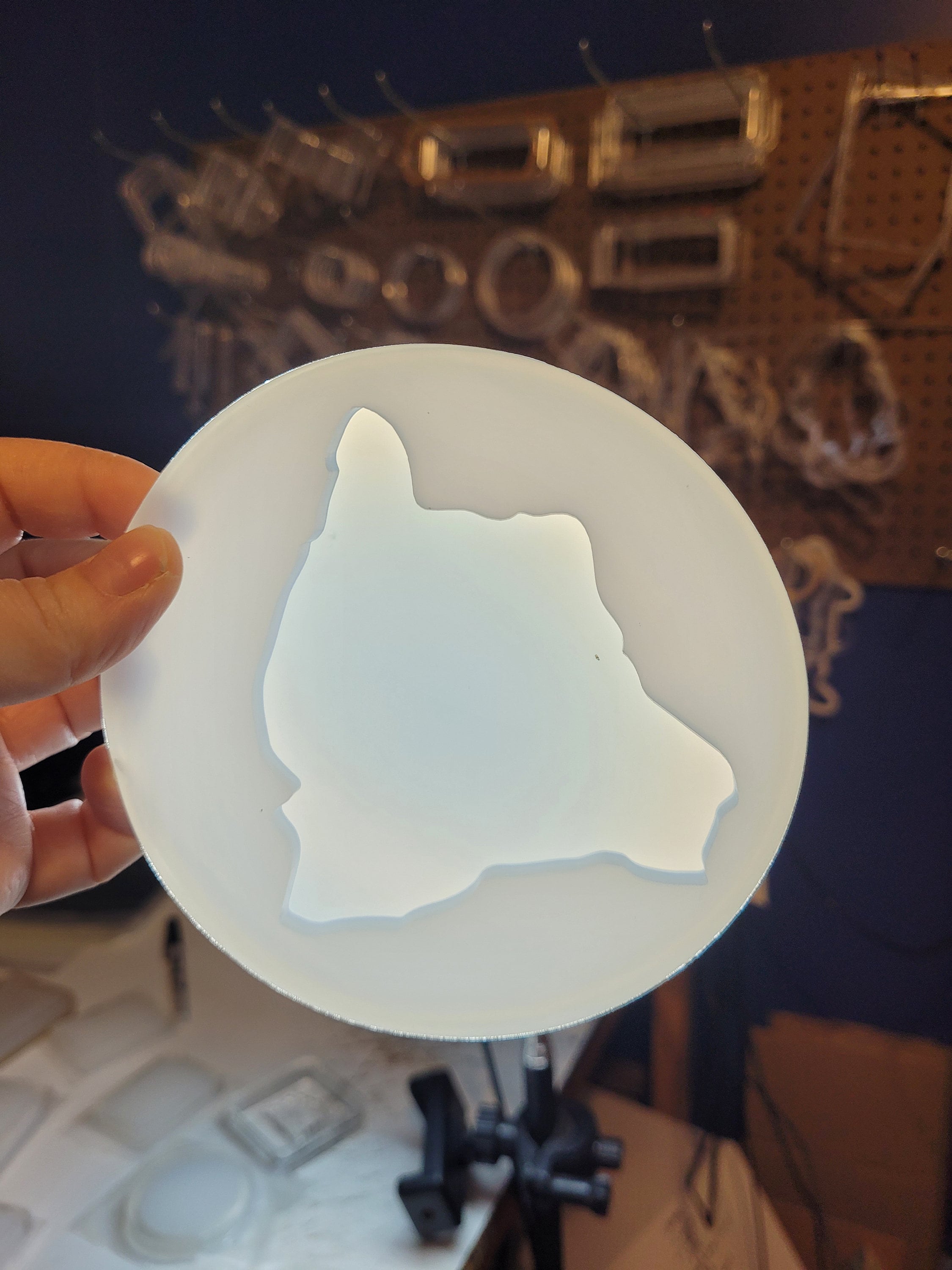 4 inch, Hawaii state mold, Hawaii mold, state mold, island mold, Hawaiian island mold, silicone mold, resin mold, art mold, Big Island mold