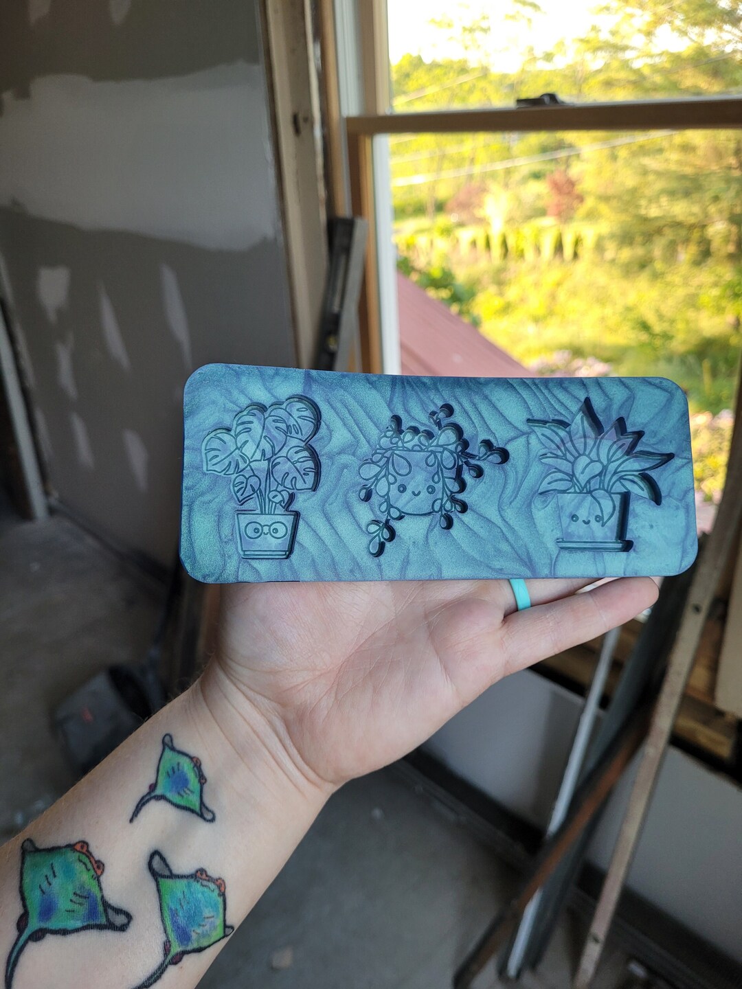 2 Inch, String of Pearls Mold, Monstera Mold, Plant Mold, Keychain Mold