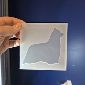4 inch, dog mold, puppy mold, dog keychain mold, pet mold, silicone mold, resin mold, mold, show dog mold