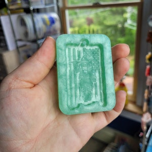 Firefighter mold, resin mold, first responder mold, flag mold, hero mold, hometown hero mold, resin mold, wax mold, keychain mold, mold image 9