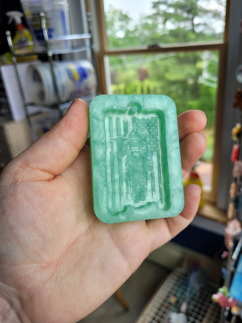 Firefighter mold, resin mold, first responder mold, flag mold, hero mold, hometown hero mold, resin mold, wax mold, keychain mold, mold image 9