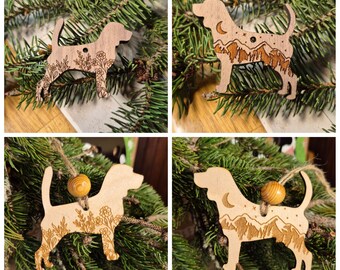 3.5inch, beagle ornament, Dog ornament, custom dog ornament, Christmas ornament, holiday tree ornament, Tree ornament, pet ornament