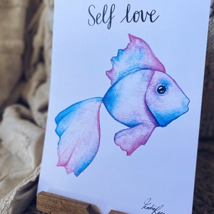 Impresión de amor propio