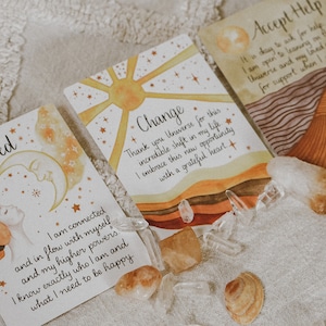 Guided Affirmation Cards - Oracle Cards for Beginners - Positive Affirmation Cards - Tarot - Pass Around the Smile