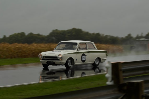The Art Of Racing In The Rain Ford Lotus Cortina Canvas Etsy