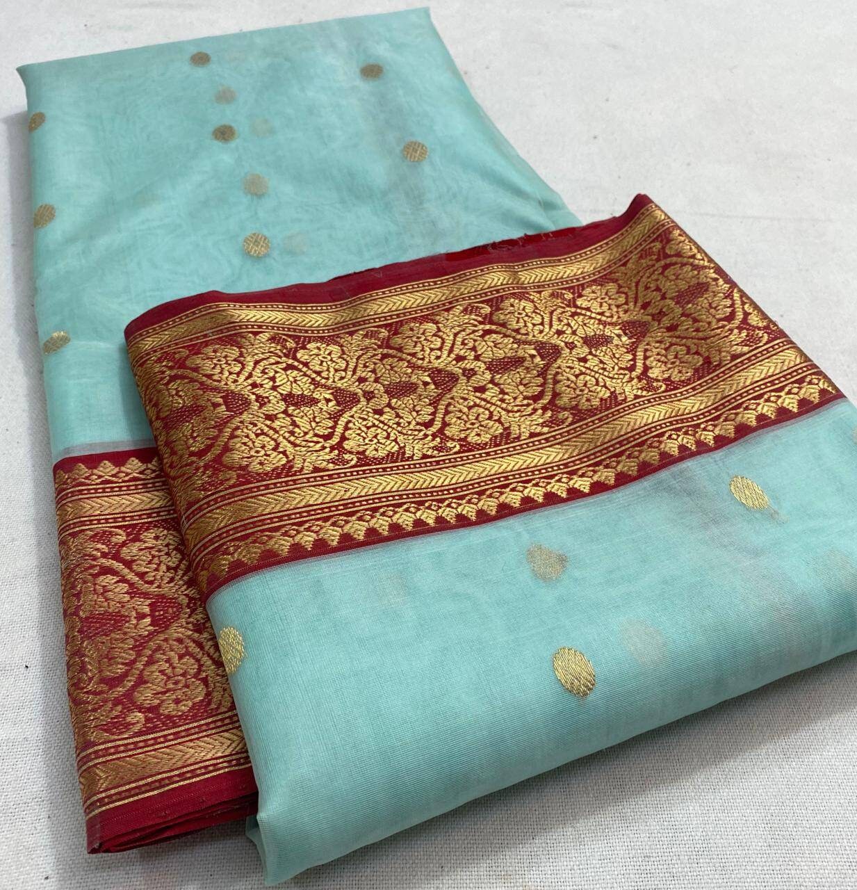 Exclusive Pure Chanderi Silk Sarees rich weaving work Silk | Etsy
