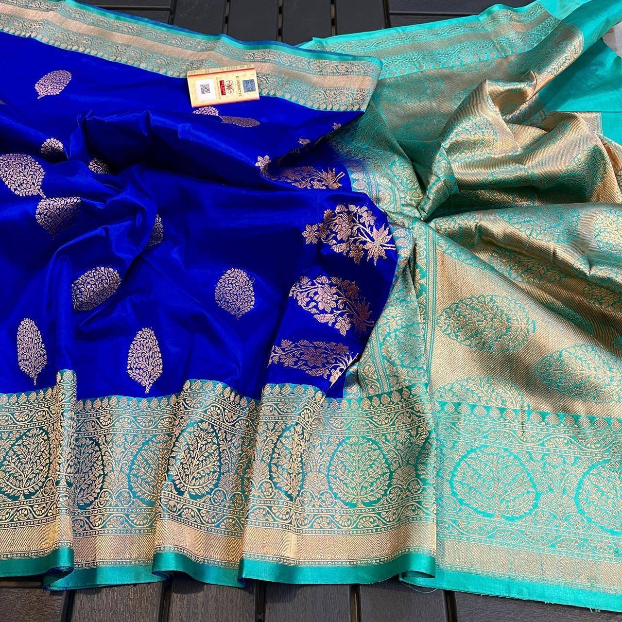 Exclusive Pure Katan Banarasi Silk Sareebefore placing order | Etsy