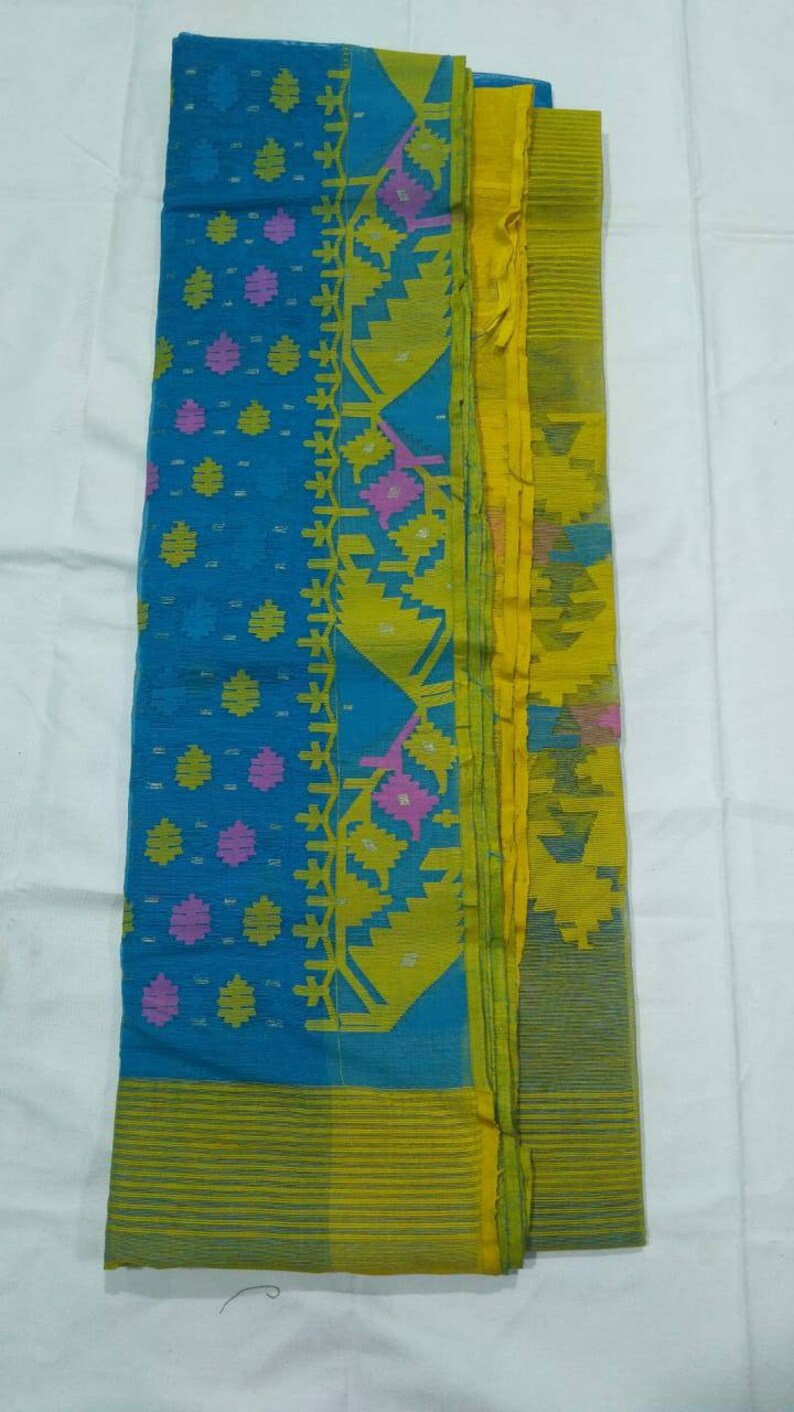 Exclusive Pure Dhakai Jamdani Sares Pure Handloom Pure Jamdani Saris