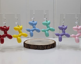 Balloon Dog Earrings - Large Size