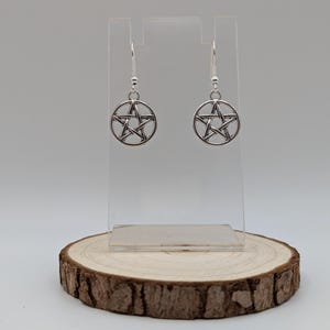 Quirky Pentagram Drop Earrings