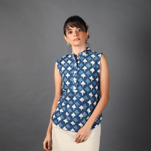 Nehru Collar Top