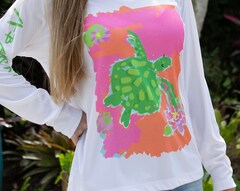 Abakiki UPF White Heron Top