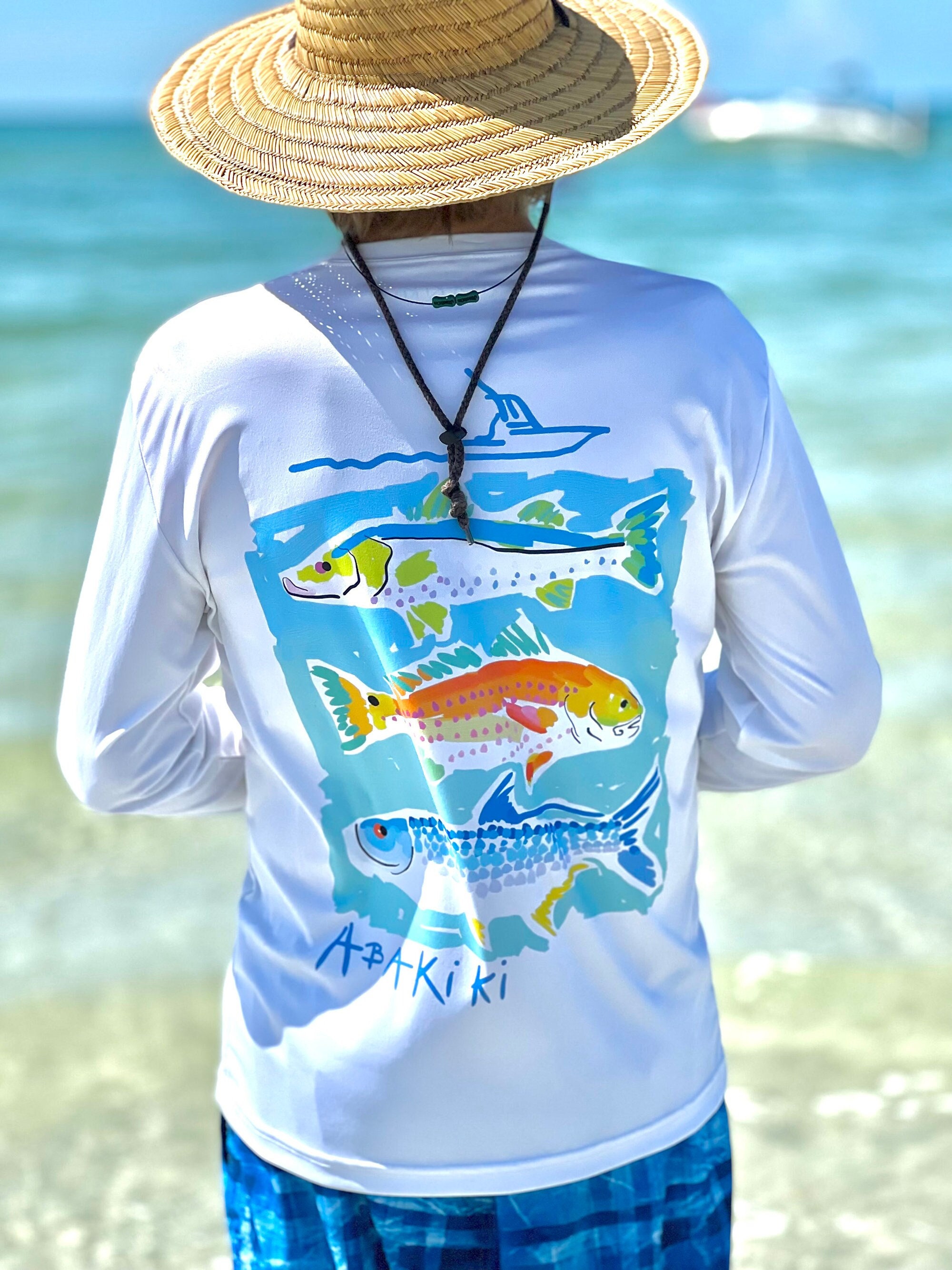 Chemise de pêche imprimée à capuche personnalisée, UPF 50, coupe sèche à manches longues - Canada